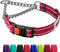 CollarDirect Martingale Dog Collar with Stainless Steel Chain, Quick Release Buckle, Reflective for Large, Medium,