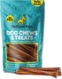 hotspot pets 6 Inch Premium Bully Sticks (20 Pack) - All Natural Long Lasting Beef Pizzle Treats for Medium Dogs