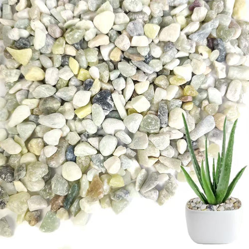 HappyFiller Small Rocks Decorative Aquarium Gravels Tiny Gravel for Fish Turtle Tank,Soil