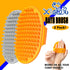 Dog Bath Brush, 2 Pcs Dog Brush for Shedding Short Haired Dogs, Dog Grooming Shedding Bath Brush Soothing Massage Rubber Bristles Curry Comb with Adjustable Ring Handle for Dogs & Cats