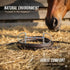 Stainless Steel Horse Bit - Roller Mouth Snaffle for Young Horses, Rustproof Non-Toxic Training Bit with Pacifier
