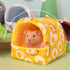 Shurhome Hammock Pet Bed Habitat Decors Cage Hideouts Resting Mats Ferrets Play Winter Hideaways Pet Supplies Washable