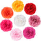WILLBOND 8 Pieces Dog Flowers Collar Pet Charms - 8 cm Cat Pet Bow Tie for Puppy Dog Grooming Accessories