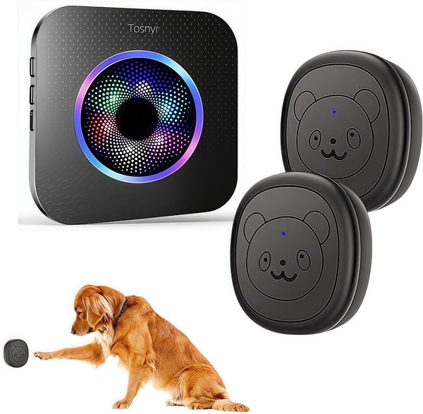 Tosnyr Colorful Doggy Door Bell Wireless, Potty Training Bells for Dogs and Dog