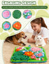 19.7''x19.7''Easy Snuffle Mat for Dogs, Slow Feeding Game Interactive Puzzle Dog Food Mat,Encourage Natural Foraging