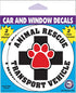 Imagine This D1962 Car and Rescue Decal (Animal Rescue Transport Vehicle), 2 Pack