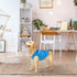 EXPAWLORER Polar Fleece Dog Hoodie with Pocket, Warm Cozy Sleeveless Sweater for Small to Large Dogs (Blue, S)