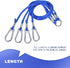 4 Arm Crab Trap Harness with Durable Nylon/Heavy Duty Metal Hooks for Sailing Fishing