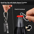 Titanium Carabiner Clip, Small Heavy Duty Keychain Hook for Backpack, Quick Release Key Chain