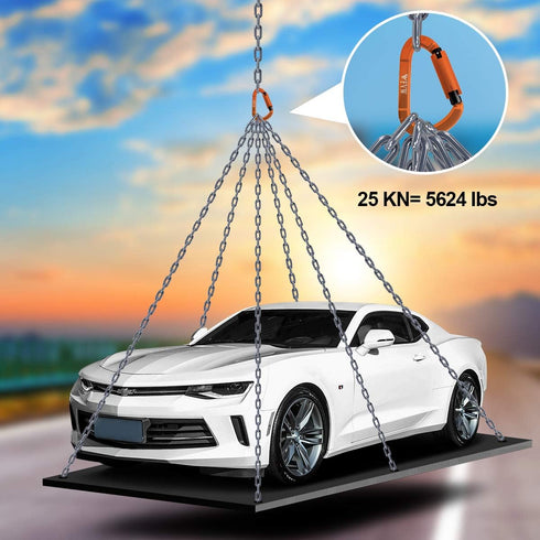 FVW Auto Locking Rock Climbing Carabiner Clips, UIAA Certified 25KN Heavy Duty D-Shaped Caribeaners for Rappelling