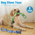 UPSKY Nearly Indestructible Dog Rope Toys 2 Pack, Dental Cleaning Chew Toys for Medium to Large Breeds