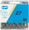 KMC Z7 Chain - Speed: 6/7/8, 116 Links, 7.3mm, Grey