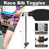 Cosmos 4 26-35 Race Number Belt Elastic Waist Number Belt Holding Race Number Bibs for Marathon Triathlon Running