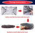 Portable Collapsible Crab Traps, Foldable Crabbing Nets for Lobster, Shrimp, Carp, Crayfish, Galvanized Steel Wire