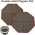 35.4" PETSFIT Dog Playpen Mat Waterproof Washable Double-Sided Foldable Dia Thick Octagon Absorbent Leak-Proof Reusable