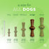 Benebone Zaggler Rolling Dog Chew Toy - Real Bacon for Aggressive Chewers - Made in USA, Large Size