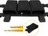 Tactical Triple Mag Pouch - Placard Magazine Panel with Insert Set Clip Holder and Female QASM Buckles