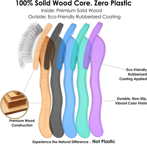 Slicker Brush for Dogs, Large Dog Brush to Long Haired Dogs for Poodles Doodles Goldendoodles Bernedoodles, Long Pin