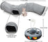 TSEB4TEP 10.5 Inch Set Cat Tunnel, Indoor Cat Toy, Roller Track Cat Toy, Collapsible S-Shaped Play Tube, Diameter Maze