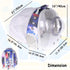 Cat Clear Bubble Backpack Carrier, Space Capsule for Small Dogs, Airline Approved Travel Hiking Cat Book Bag