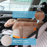 PET FANG FANG 10 lbs) Pet Car Center Console Elevated Armrest Car Seat for Small Puppy, Dogs & Cats (Up to Dark Gray