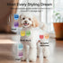 Trimmer 8 Dog Clippers for Grooming for Thick Coats, Detachable Blade Cordless Rechargeable Professional Pet Grooming