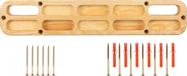 Wooden Portable Hangboard - Hangboard Rock Climbing - Hangboard Doorway Mount -