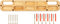 Wooden Portable Hangboard - Hangboard Rock Climbing - Hangboard Doorway Mount -