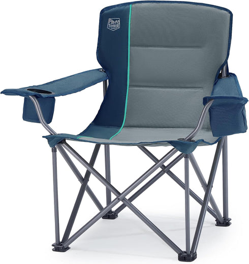 Timber Ridge 550 LBS Oversized Folding Camping Chair for Adults, Heavy Duty