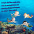 Floating Mermaid Fish Tank Decor, Cartoon Aquarium Decorations for Aquatic Pets, Resin Ornaments