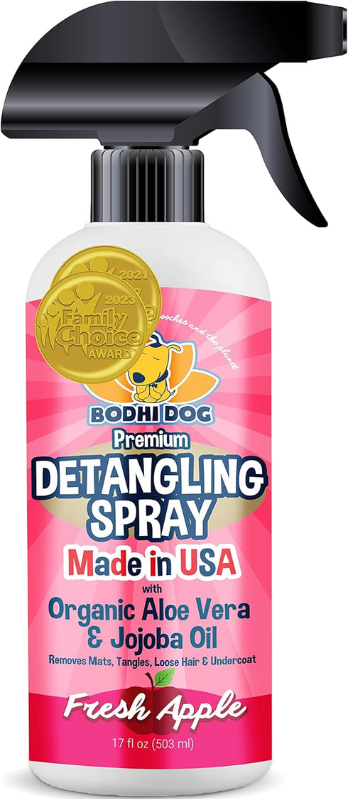 Bodhi Dog Detangling Spray | Dog and Cat Fur Detangler Spray | Grooming Essentials, Made in USA