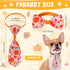 100 Pieces Dog Bows Set, Fall Dog Bows, Thanksgiving Bow Ties, Halloween Dog Bows for Small Medium Dogs