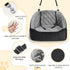 KANGREST 30 Lbs, 2 Dog Car Seat for Small Dogs Up to Pet Travel Safety Bed for Puppy Cat, Fits in Front/Back Seat, Anti
