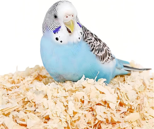 MANON ROSA Wood Shavings for Bird Bedding - Natural Aspen Soft Low-Dust