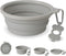 Extra Large Collapsible Dog Bowl 1500 mL, Sturdy Reinforced Rim, Includes Carabiner & Water Bottle Holder Keychain