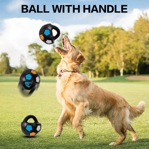 Loisdaro Calming Ball for Dogs - Squeaky Floating Chew Toy, Anxiety Relief & Stress Relief Fetch Game for Small
