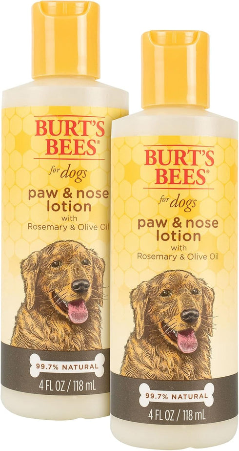 Burt's Bees for Pets All-Naturally Derived Paw & Nose Lotion with Rosemary & Olive Oil, Best Treatment for Dry Nose and