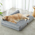 BFPETHOME Orthopedic Dog Beds for Large Dogs - Waterproof Sofa Bed with Removable Washable Cover