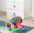 Geyecete Square Dog Toy Basket Storage - Beige | Cotton Rope Storage Basket for Pet Toys and Accessories
