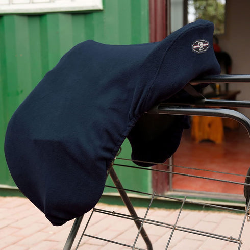 Harrison Howard Essential Fleece Horse Saddle Cover - Reliable Protection for Dressage Saddle, Machine Washable