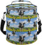 SEBNATAL Insulated Cooler Bag for Camping, Reusable Round Thermal Lunch Bag, Keep Drinks
