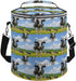 SEBNATAL Insulated Cooler Bag for Camping, Reusable Round Thermal Lunch Bag, Keep Drinks