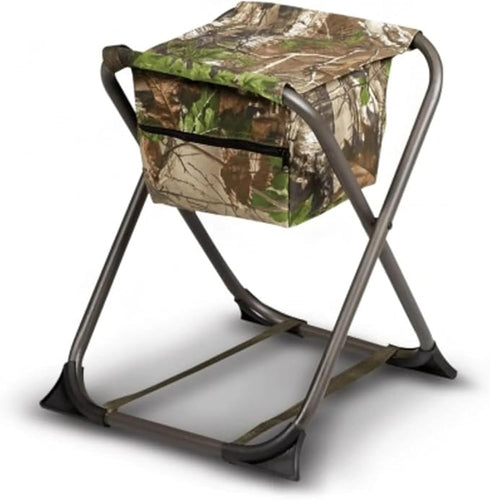 Hunters Specialties Dove Seating Stool Without Backrest - Steel Frame Foldable Design
