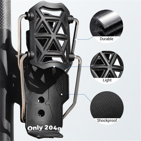 Adjustable Bike & Motorcycle Drink Holder Rotating Handlebar Cup Mount for Bicycle, Scooter, ATV & Marine Use, Secure