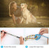 DIBBATU Flirt Pole for Dogs Interactive Dog Toys for Large Medium Small Dogs Chase and Tug of War, Dog Teaser Wand