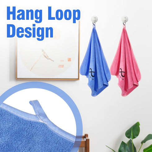 2 Pack 380 15"x31" Microfiber Gym Towels, GSM Bigger Size Super Soft Quick-Drying Towels for Workout, Yoga, Fitness