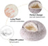 Dog Beds for Small Dogs - Cat Bed Cave, Washable Cute Cat Bed - Cozy Nook Pet Bed for Small Medium Pets (Coffee, 20")