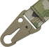 Tactical Gear Clip Clash Hook, Hanging Carabiner T-Mount MOLLE Webbing Battle Belt Clip Accessories