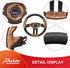 Roykaw Golf Cart Steering Wheel Compatible with EZGO TXT/RXV, Club Car DS/Precedent/Tempo, Yamaha and Most Golf Cart