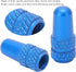 RiToEasysports 2Pcs Aluminium Alloy Bike Valve Stem Accessories for Mountain Bike, Road Bike (Light Blue) and Spare